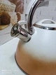 Чайник со свистком Edenberg EB-8865 3 л из нержавеющей стали белый - изображение 6