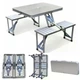 Раскладной стол со стульями Picnic Table, алюминиевый стол-чемодан для пикника и кемпинга - изображение 7