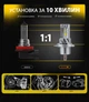 Лампы Pulso M6-H4/LED-chips 7535/9-18 В/2x28 Вт/6000 лм/6500K (M6-H4) - изображение 5