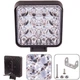 Фара рабочего света Pulso WLP-7620 SPOT (85x85x25) 9-36V/48W/6000K - изображение 5