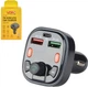 FM-трансмиттер Voin W-3305, 12-24V, 2 USB 3.1A, 1 PD 20W, BT5.3, Hands free, вольтметр - изображение 3