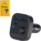 FM-трансмиттер Voin W-3318, 12-24V 2 USB 2.4A, PD 30W, BT5.0, Hands free, вольтметр - изображение 3