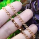 Цепочка Xuping Jewelry 3.5мм 50см медицинское золото позолота 18К лав ц787 - изображение 2