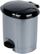 Kosz na śmieci Orion z pedałem plastikowy szary 5.5 l (8592381171445) - obraz 2