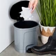 Kosz na śmieci Orion z pedałem plastikowy szary 5.5 l (8592381171445) - obraz 4