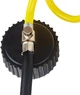 Автокомпрессор Vitol Вулкан КА-В12122 150 psi 25 А 90 л клеммы шланг 7.5 м с дефлятором фонарь 2 цилиндра (КА-В12122) - изображение 4