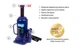 Домкрат гидравлический бутылочный Vitol 15 т 230-460 мм 9 кг (T91504 ДБ-15002) - изображение 4