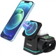 Зарядное устройство Energizer WCP307 3-in-1 15W Magnetic Wireless Fast Charger Black (WCP307) - изображение 3