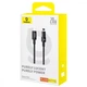 USB кабель Type-C на Lightning для iPhone Baseus Gem Fast-Charging Data Cable (20W, 2m, 480 Mbps). Black - зображення 6