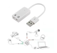 Внешняя звуковая карта USB 7.1-канальная White (500317) - изображение 2
