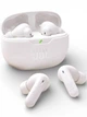 Бездротові Навушники з мікрофоном та шумоподавленням JBL Wave Beam2 ANC ENC Pure Bass Smart Ambient для iPhone Android Bluetooth 5.3 Type-C Зарядка Сенсорне керування LED Зарядний ке White - зображення 1