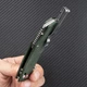 Ніж складаний SRM Asika 411L-MG, зелений - зображення 8
