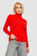 Гольф женский однотонный, цвет красный, L-XL, 204R921 - изображение 1