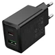 Мережевий зарядний пристрій Hoco N71 Nuevo GaN PD30W+QC3.0 (black) - зображення 2