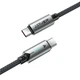 Кабель з індикатором AceFast C19-03 Type-C на Type-C 60W 1.2м - зображення 2
