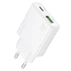 Мережевий зарядний пристрій Borofone BN25 Wish GaN PD30W+QC3.0 (Ультратонкий) - изображение 1