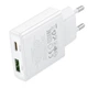 Мережевий зарядний пристрій Borofone BN25 Wish GaN PD30W+QC3.0 (Ультратонкий) - изображение 5