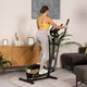 Эллиптический тренажер Орбитрек магнитный Orbi-trek Hop-Sport HS-003C Focus до 120 кг Черный с золотым - изображение 2