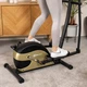 Эллиптический тренажер Орбитрек магнитный Orbi-trek Hop-Sport HS-003C Focus до 120 кг Черный с золотым - изображение 7