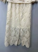 Женский костюм макраме с кофтой и юбкой на резинке TELL MKTL5274/1407 - 54, Бежевий - изображение 5
