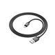 Кабель Borofone BX87 Sharp USB to Lightning Black 2.4A 1m - зображення 2