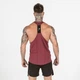 Майка чоловіча спортивна для силових тренувань та бігу Gymshark бордова L - зображення 2