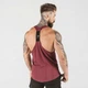 Майка чоловіча спортивна для силових тренувань та бігу Gymshark бордова L - зображення 3