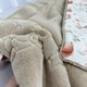 Детский плед с плюшем со съемным утеплителем Oh My Kids «Лисички Совенята» бежевый - изображение 5
