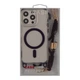 Чохол Premium TPU+PC LanyardCase with MagSafe для iPhone 16 Pro Dark Purle - зображення 2