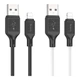 Кабель USB Hoco X90 Lightning 2.4A Чорний - изображение 2