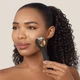Электронный роллер для лица с микроиглами GESKE MicroNeedle Face Roller 9в1 серый - изображение 2