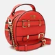 Сумка жіноча Guess Jori Round 7315 Коралова (H2000029517457) - зображення 4