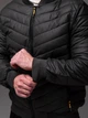 Куртка бомбер чоловіча демісезонна утеплена 3XL чорно-зелена 4841275s5 - зображення 3