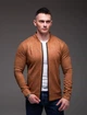 Бомбер чоловічий повсякденний у стилі casual L коричневий 4319342s3 - изображение 10