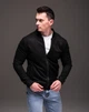 Бомбер чоловічий повсякденний у стилі casual XL чорний 4286478s4 - изображение 2
