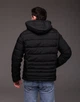Куртка чоловіча демісезонна утеплена з капюшоном 3XL чорна 4182887s5 - зображення 5
