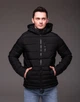 Куртка чоловіча демісезонна утеплена з капюшоном 3XL чорна 4182887s5 - зображення 1