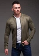 Бомбер чоловічий повсякденний у стилі casual S хакі 4319344 - изображение 8