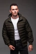 Куртка чоловіча демісезонна стьобана 2XL хакі 4412320s4 - зображення 5