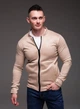 Бомбер чоловічий повсякденний у стилі casual M бежевий 4319343s2 - изображение 5