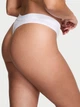 Женский комплект белья Victoria's Secret лиф и трусики тонг 1159857250 (Белый 36D/L) - изображение 5