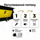 Клапан припливної вентиляції 1500м3/год для ферми теплиць 60x32,5х16см настінна створка з дефлектором - зображення 8