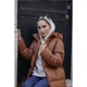 Пуховик жіночий KRK KARAKAS L-XL (48-50) Коричневий - зображення 9