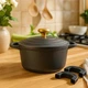 Кастрюля с крышкой Edenberg EB-12095 6.5 л 28 см - изображение 6