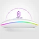 Мышка безпроводная компьюторная, безшумная, оптическая c RGB-подсветкой 2.4G+Bluetooth DPI 800/1000/1200 белая - изображение 6