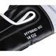 Боксерские перчатки Adidas Hybrid 80 (ADIH80) Black/White 10 унций - изображение 8