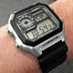 Чоловічий Спортивний Наручний Годинник CASIO AE-1200WH-1CVEF - изображение 2