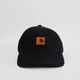 Кепка бавовняна Carhartt бейсболка унісекс всесезонна на кожен день One Size чорного кольору - изображение 1