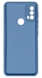 Панель Soft Silicone Case для Motorola E40, Темно-синій - изображение 2
