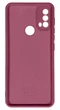 Панель Soft Silicone Case для Motorola E40, Бордовий - изображение 2